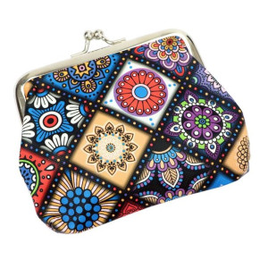 Etui damskie z eko-skóry Eslee M01 MULTICOLOR
