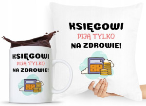Zestaw Poduszka + Kubek Dla Księgowego Księgowej