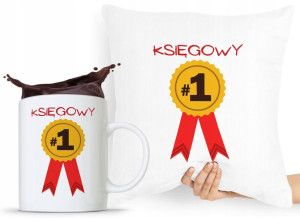 Zestaw Poduszka + Kubek Dla Księgowego Księgowej