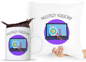 Zestaw Poduszka + Kubek Dla Księgowego Księgowej