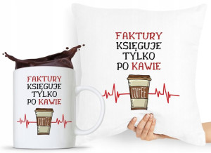 Zestaw Poduszka + Kubek Dla Księgowego Księgowej
