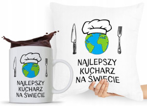 Zestaw Poduszka + Kubek Dla Kucharza Szefa Kuchni