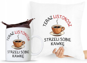 Zestaw Poduszka + Kubek Dla Listonosza Dostawcy
