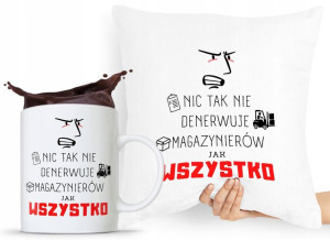 Zestaw Poduszka + Kubek Dla Magazyniera Prezent