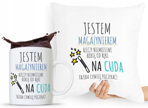Zestaw Poduszka + Kubek Dla Magazyniera Prezent