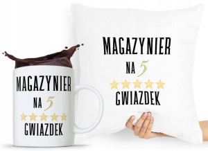 Zestaw Poduszka + Kubek Dla Magazyniera Prezent
