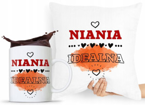 Zestaw Poduszka + Kubek Dla Niani Opiekunki