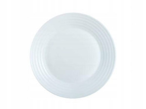 TALERZE białe PŁYTKIE 6 x 25 cm harena LUMINARC