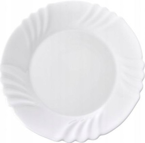 6x TALERZ OBIADOWY PŁYTKI BIAŁY EBRO bormioli 25cm