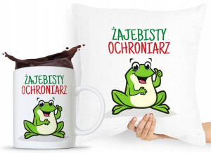 Zestaw Poduszka + Kubek Dla Ochroniarza Stróża