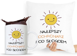 Zestaw Poduszka + Kubek Dla Ochroniarza Stróża