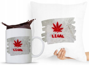 Zestaw Poduszka + Kubek Dla Palaczy Jaraczy 420