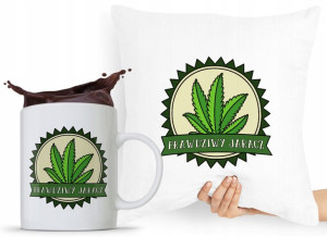 Zestaw Poduszka + Kubek Dla Palaczy Jaraczy 420
