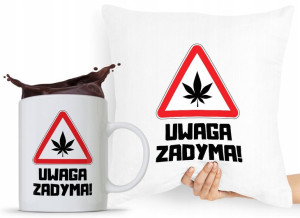 Zestaw Poduszka + Kubek Dla Palaczy Jaraczy 420