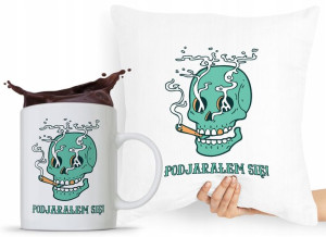 Zestaw Poduszka + Kubek Dla Palaczy Jaraczy 420