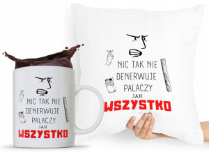 Zestaw Poduszka + Kubek Dla Palaczy Jaraczy 420