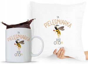 Zestaw Poduszka + Kubek Dla Pielęgniarki Prezent