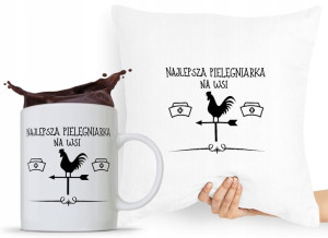 Zestaw Poduszka + Kubek Dla Pielęgniarki Prezent