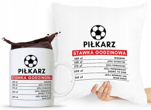 Zestaw Poduszka + Kubek Dla Piłkarza Prezent
