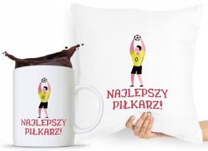 Zestaw Poduszka + Kubek Dla Piłkarza Prezent