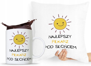 Zestaw Poduszka + Kubek Dla Piłkarza Prezent