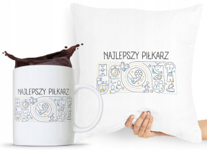 Zestaw Poduszka + Kubek Dla Piłkarza Prezent