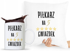 Zestaw Poduszka + Kubek Dla Piłkarza Prezent