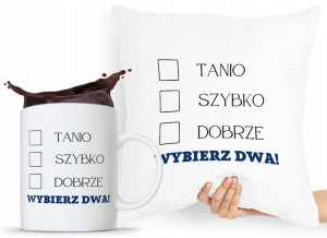 Zestaw Poduszka + Kubek Dla Pracownika Prezent