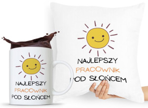 Zestaw Poduszka + Kubek Dla Pracownika Prezent