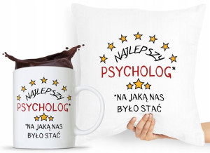 Zestaw Poduszka + Kubek Dla Psychologa Psychiatry