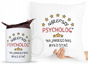 Zestaw Poduszka + Kubek Dla Psychologa Psychiatry