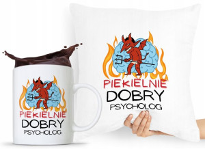 Zestaw Poduszka + Kubek Dla Psychologa Psychiatry