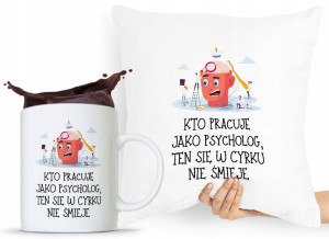 Zestaw Poduszka + Kubek Dla Psychologa Psychiatry