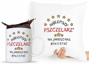 Zestaw Poduszka + Kubek Dla Pszczelarza Bartnik