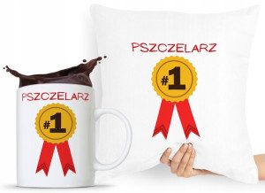 Zestaw Poduszka + Kubek Dla Pszczelarza Bartnik