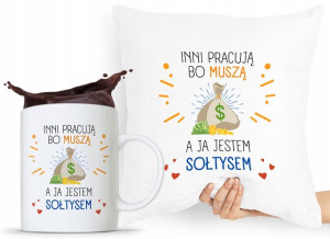 Zestaw Poduszka + Kubek Dla Sołtysa Prezent