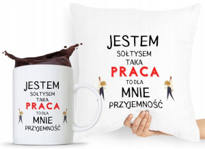 Zestaw Poduszka + Kubek Dla Sołtysa Prezent