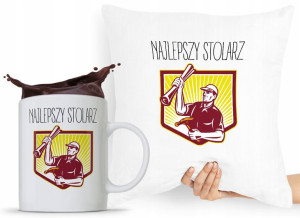 Zestaw Poduszka + Kubek Dla Stolarza Prezent