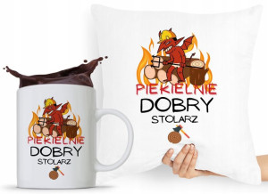 Zestaw Poduszka + Kubek Dla Stolarza Prezent