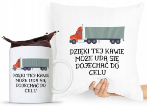 Zestaw Poduszka + Kubek Dla Tirowca Prezent