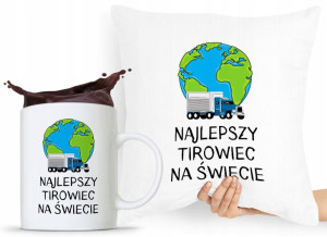 Zestaw Poduszka + Kubek Dla Tirowca Prezent