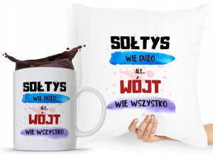 Zestaw Poduszka + Kubek Dla Wójta Prezent