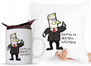 Zestaw Poduszka + Kubek Dla Wójta Prezent