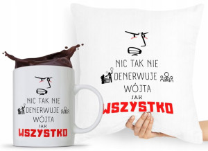Zestaw Poduszka + Kubek Dla Wójta Prezent