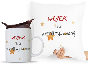 Zestaw Poduszka + Kubek Dla Wujka Wujaszka Prezent