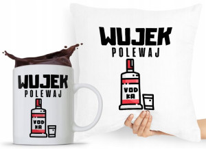 Zestaw Poduszka + Kubek Dla Wujka Wujaszka Prezent