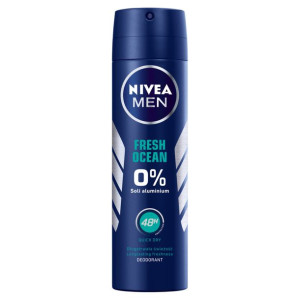 Nivea Fresh Ocean Dezodorant 0% Soli Aluminium Spray 150 Ml