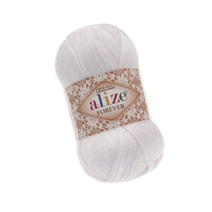 Włóczka Alize Forever - 55 Biały