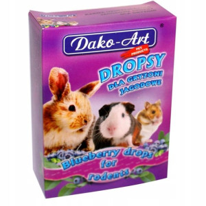 DAKO-ART Dropsy Jagodowe 75g