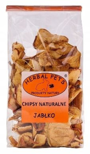 HERBAL PETS Chipsy naturalne 100g smak: jabłko